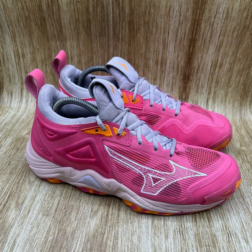 Mizuno Wave Momentum 3 Volleyball Shoes Men's Size 8.5 Pink Orange V1GA231231